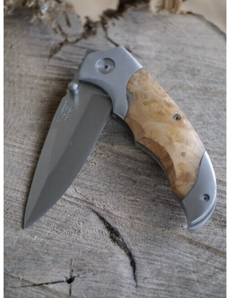 Herbertz | Navaja de bolsillo con mango de madera 278211