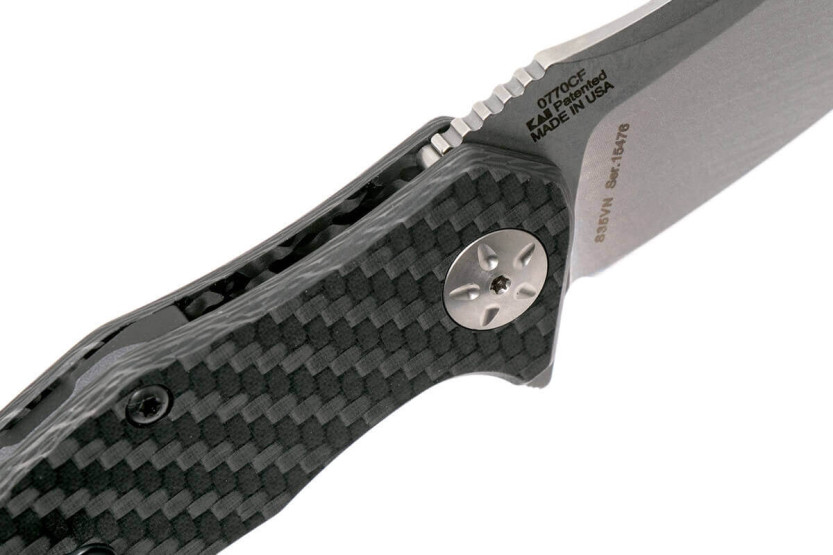 Canivete Zero Tolerance 0770CF com cabo de 10,9 cm