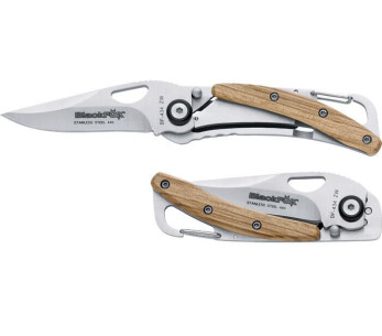 21434 - Svart FOX fällkniv Zebrano karbinhake 2