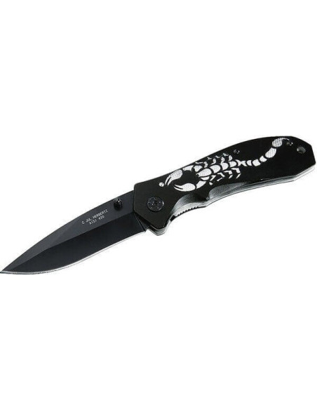 Couteau pliant Herbertz 217911 manche décor scorpion 11cm