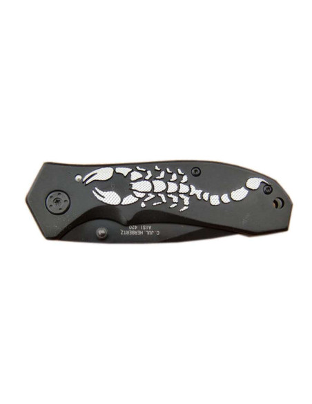 Couteau pliant Herbertz 217911 manche décor scorpion 11cm