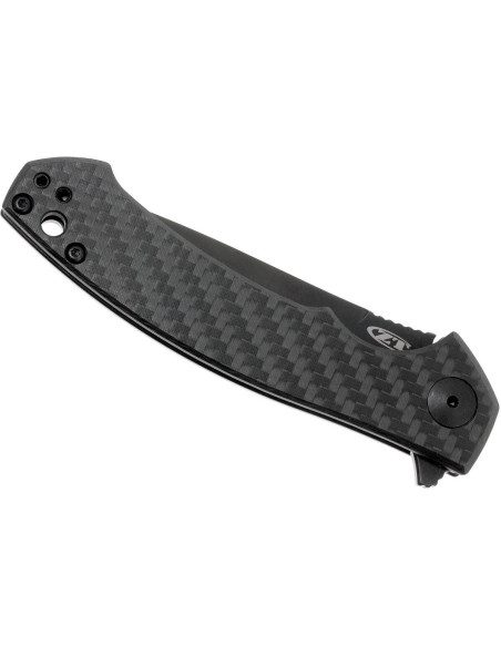 ZT0450CF Coltello pieghevole Zero Tolerance con manico in fibra di carbonio nera e titanio 10,4 cm