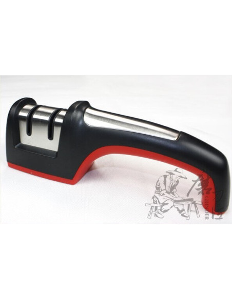 TAIDEA Afilador de cuchillos manual bidireccional 2 muelas de diamante y cerámica