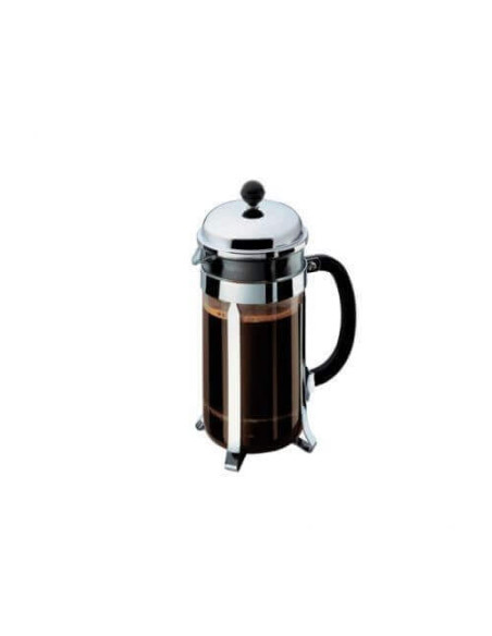 Bodum glas CHAMBORD kaffebryggare med filter i rostfritt stål - 1L