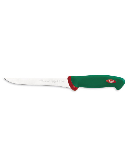 SANELLI Premana professionel Udbenerkniv 18 cm tyndt blad grønt håndtag