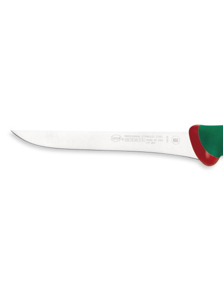 SANELLI Premana professionel Udbenerkniv 18 cm tyndt blad grønt håndtag