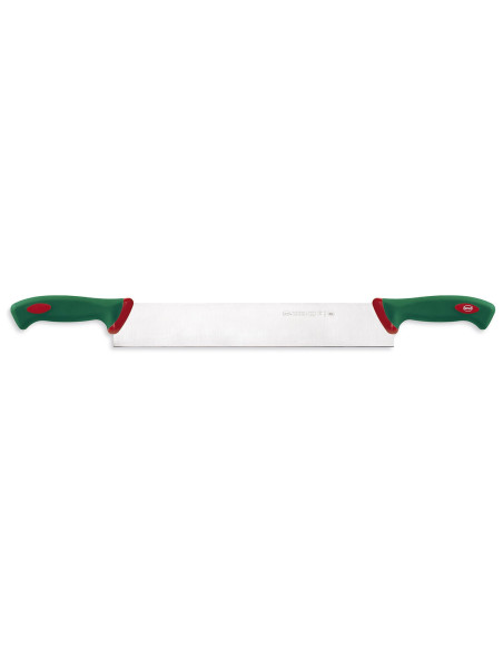Couteau à fromage professionnel SANELLI Premana 36cm double manche vert