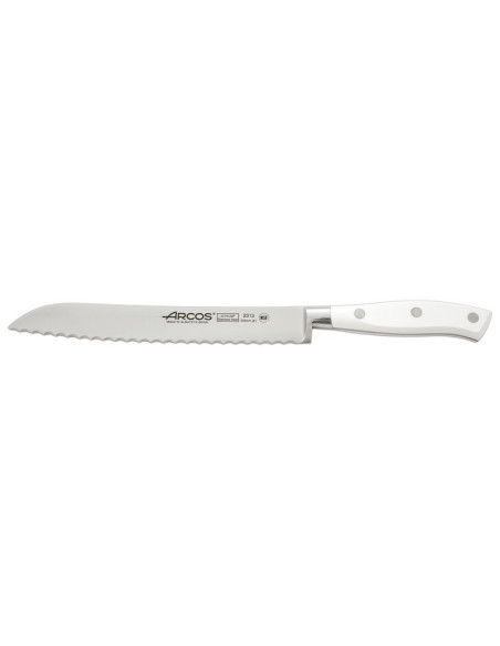 Arcos Riviera White 20 cm brødkniv med stålblad - ARCOS knive