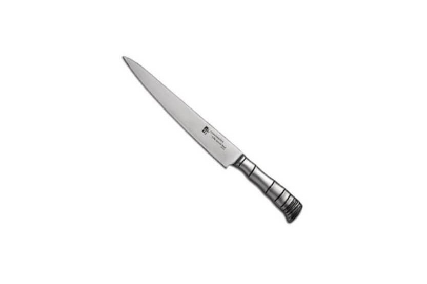 Japansk Sujihiki Trancherkniv Tamahagane Bambu blad 24cm VG5 stål 3 lager
