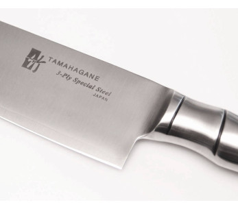 Japanilainen Sujihiki Viipalointiveitsi Tamahagane Bambu terä 24cm VG5 teräs 3 kerrosta 3 kerrosta 2