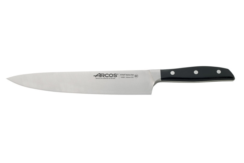 Arcos Manhattan kokkekniv pro 25 cm smedet