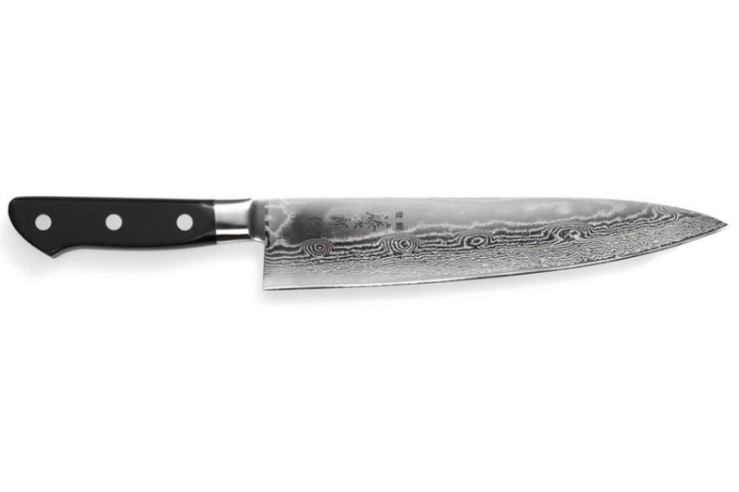 Tojiro Damascus Pro 24cm korkealaatuinen SGPS teräs Gyuto japanilainen kokkiveitsi