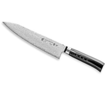 Tamahagane Kyoto japanilainen kokkiveitsi 24cm VG5 damascusteräksestä valmistettu terä