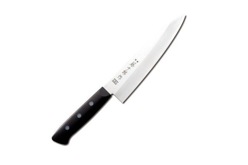 Faca do chef japonesa Tojiro DP Eco com 18 cm de lâmina e cabo rebitado