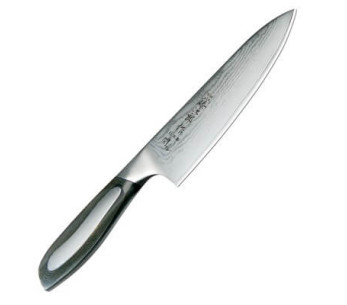 TOJIRO Flash Cuchillo de chef, hoja Damasco, 16 cm