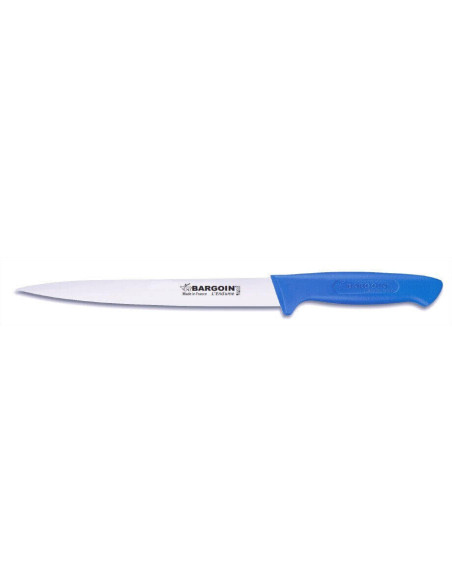 Tungefiletkniv BARGOIN 20 cm med blåt skaft