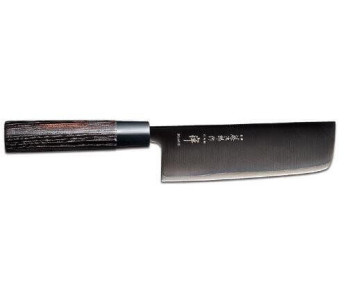 Japanilainen veitsi 16.5cm terä Nakiri Tojiro Zen Musta