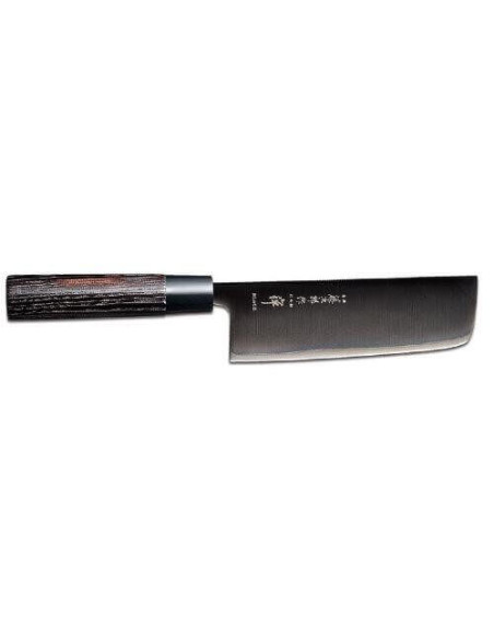 Japansk kniv 16,5cm blad Nakiri Tojiro Zen Svart