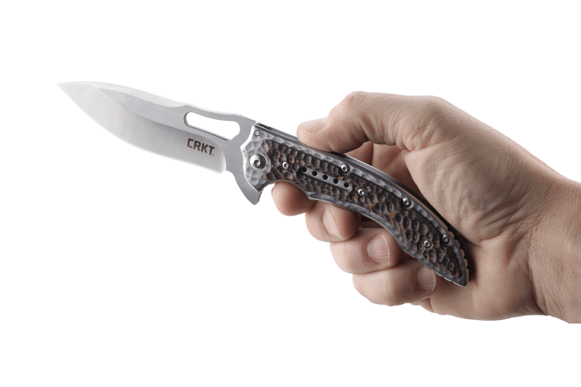 CRKT FOSSIL 5470 - CRKT foldekniv med 12,6 cm skaft