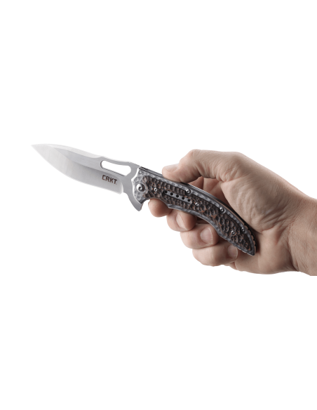 CRKT FOSSIL 5470 - CRKT foldekniv med 12,6 cm skaft