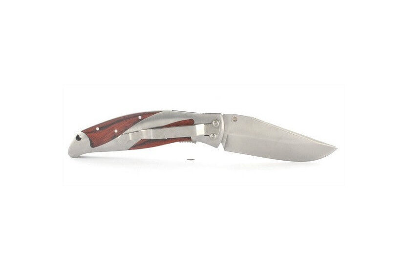 Herbertz | Canivete com cabo de metal e madeira de 11 cm