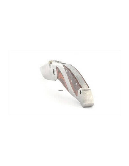 Herbertz | Navaja de bolsillo con mango de metal y madera de 11cm