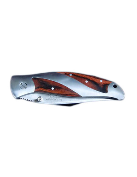 Herbertz | Lommekniv med 11 cm metal- og træhåndtag