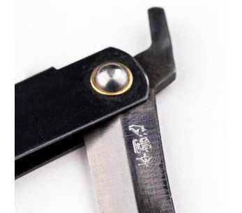 Higonokami San Mai svart lommekniv 120 mm 2