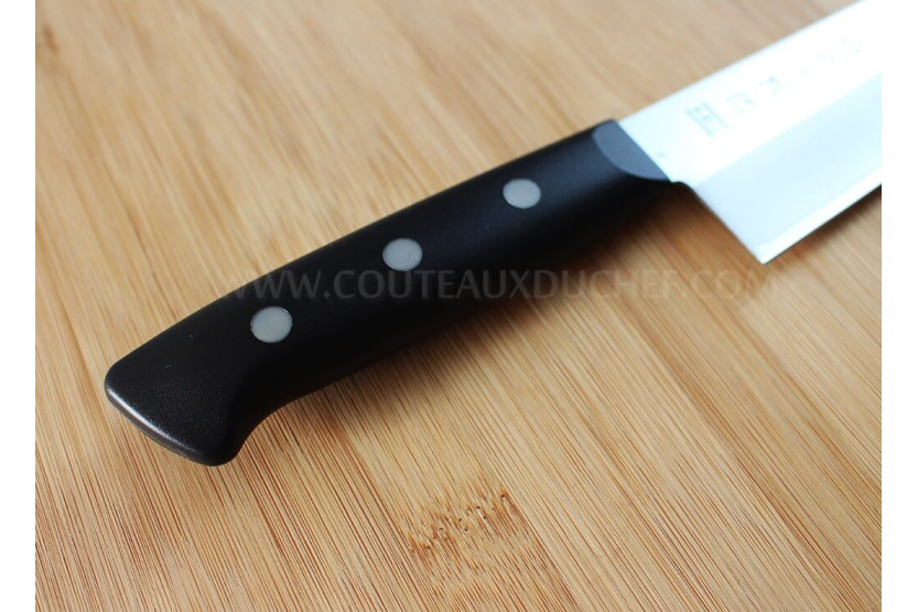 Couteau santoku japonais Tojiro DP Eco lame 17cm manche riveté