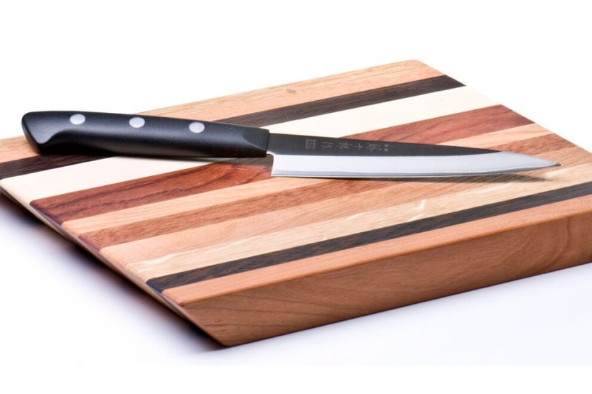 Couteau santoku japonais Tojiro DP Eco lame 17cm manche riveté