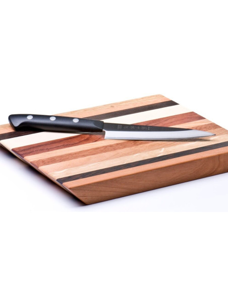Couteau santoku japonais Tojiro DP Eco lame 17cm manche riveté