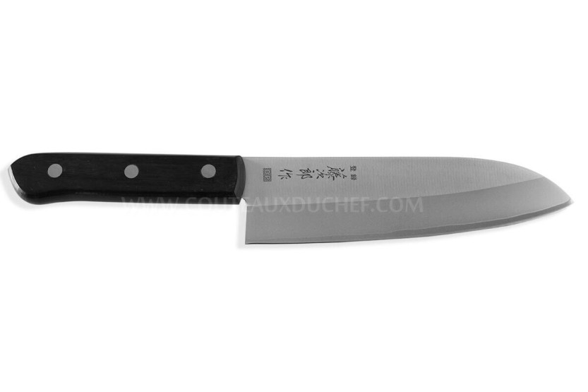 Japanisches Santokumesser 17cm DP Vollgriff Tojiro