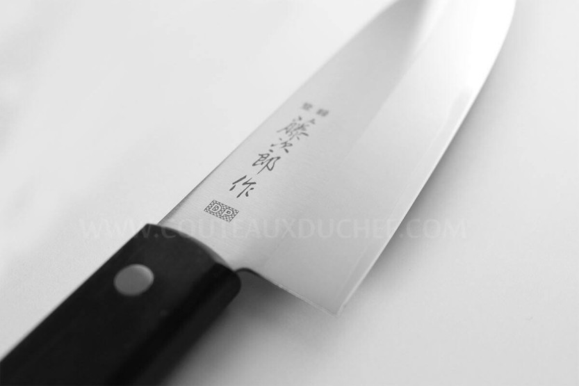 Faca japonesa Santoku 17cm DP cabo completo Tojiro