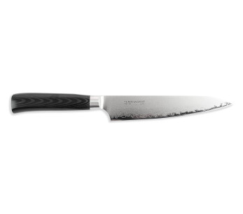 Tamahagane Kyoto 15cm VG5 hoja de acero damasco cuchillo universal japonesa