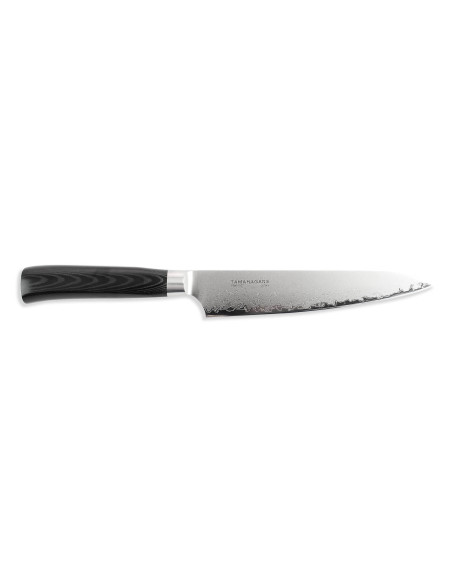 Tamahagane Kyoto 15cm VG5 hoja de acero damasco cuchillo universal japonesa