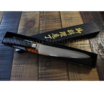 Tamahagane Kyoto 15cm VG5 hoja de acero damasco cuchillo universal japonesa 2