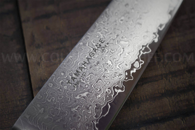 Tamahagane Kyoto 15cm VG5 hoja de acero damasco cuchillo universal japonesa