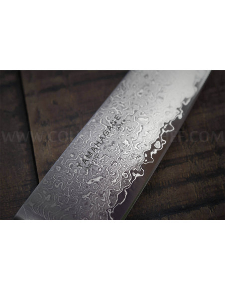 Tamahagane Kyoto Universeelmes Japans Universeelmes 15cm VG5 Damascus lemmet