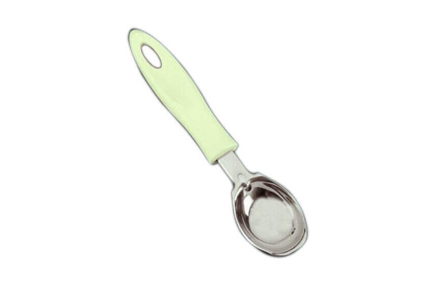Cuillère à glace inox et polymère blanc Metaltex 