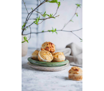 Molde ergonómico flexível de silicone 6 muffins 6,8cm 2