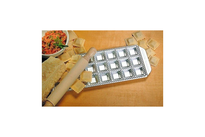 Molde para ravioli Imperia 24 peças quadrado 27x10,5cm-Acessórios para massas