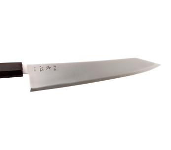 Coltello da chef gyuto kiritsuke da 24 cm, artigianale giapponese Hatsukokoro Kaijin BS2 in ebano 2