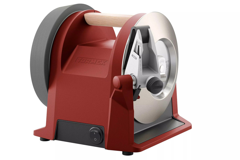 TORMEK T-1 elektrisk slipemaskin, rød, stillegående diamantslipeskive