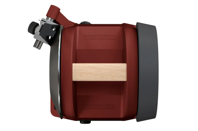 TORMEK T-1 elektrisk slipemaskin, rød, stillegående diamantslipeskive