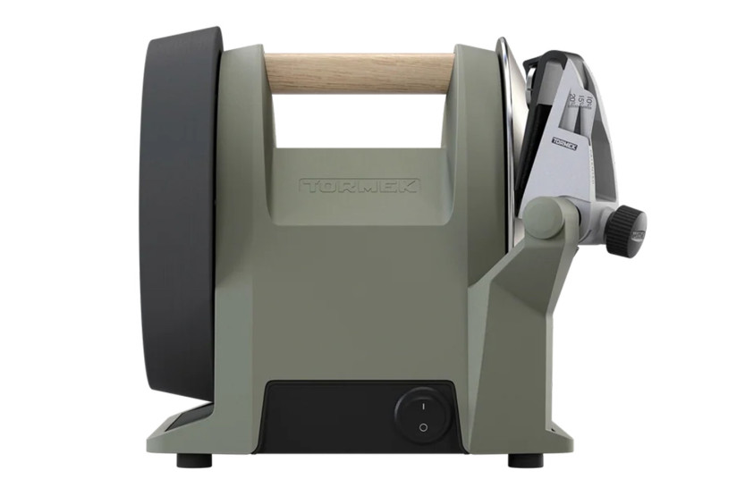 TORMEK T-1 Elektrischer Schleifer, salbeigrün, leise Diamantschleifscheibe