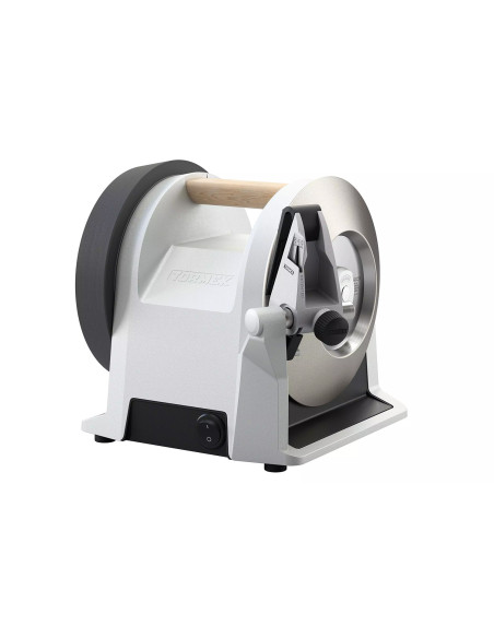 TORMEK T-1 Silver elektrische slijpmachine met stille diamantslijpschijf