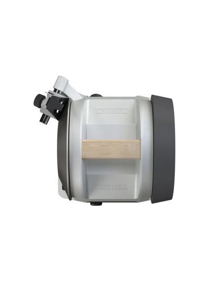 TORMEK T-1 Silver -sähköteroitin, jossa on hiljainen timanttihiomalaikka