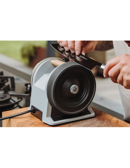 TORMEK T-1 Silver Electric Sharpener with Quiet Diamond Grinding Wheel