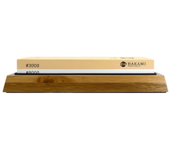 Hakami 3000/8000 Sharpening Stone with Base and Sharpening Guide 2