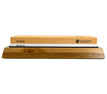 Hakami 1000/5000 Sharpening Stone with Base and Sharpening Guide 2